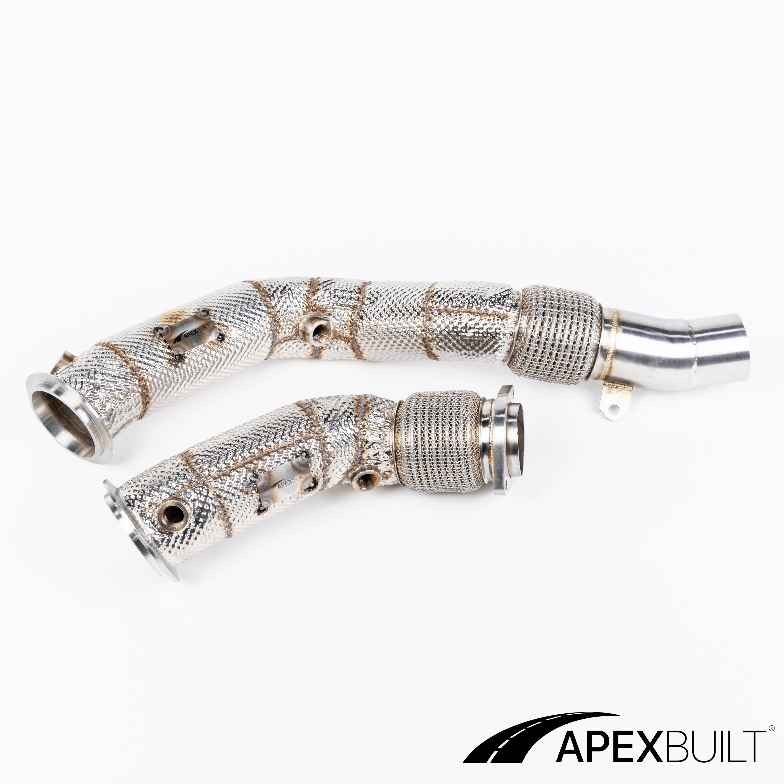 ApexBuilt F8X S55 Race Downpipes
