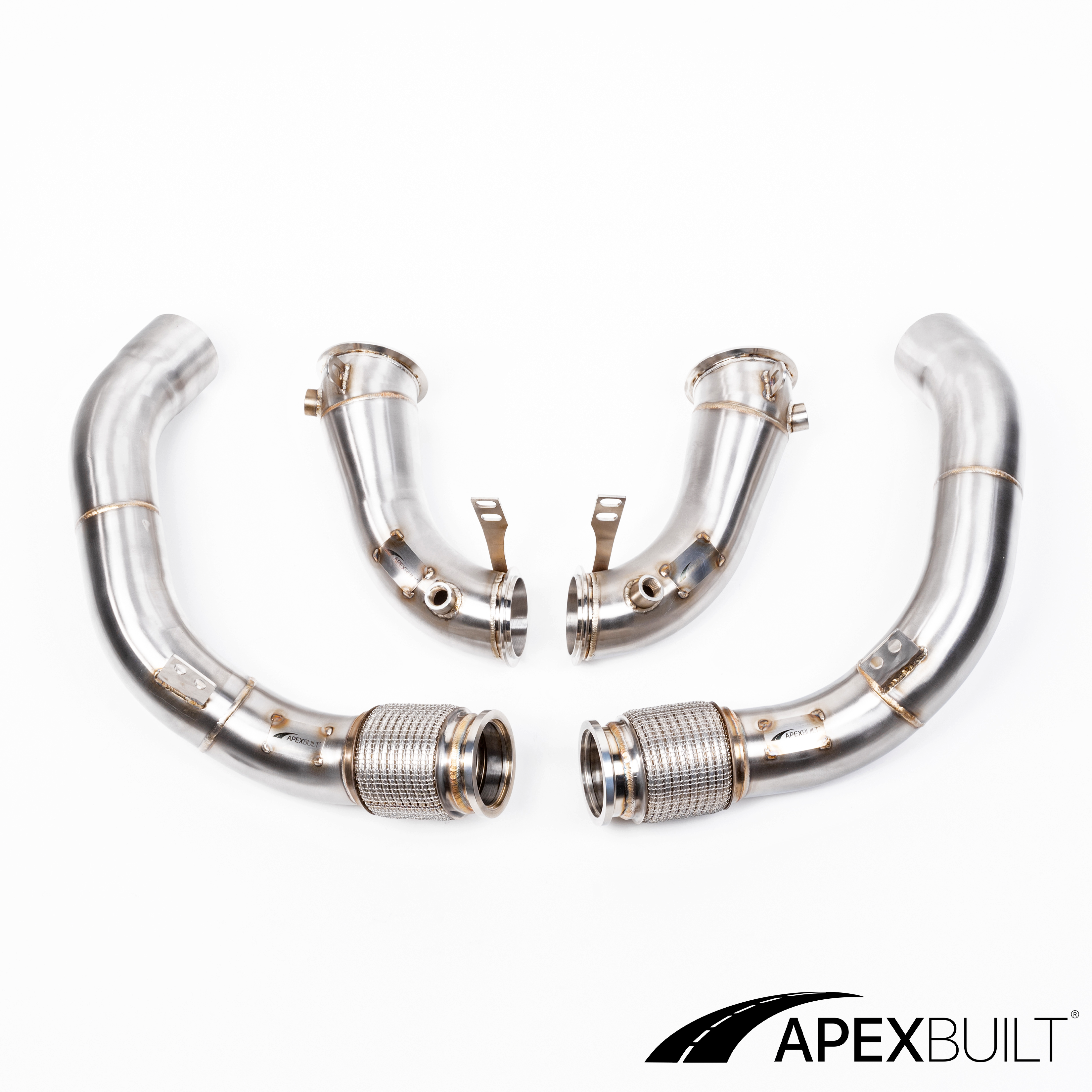 ApexBuilt F90 M5/M8 Race Downpipes